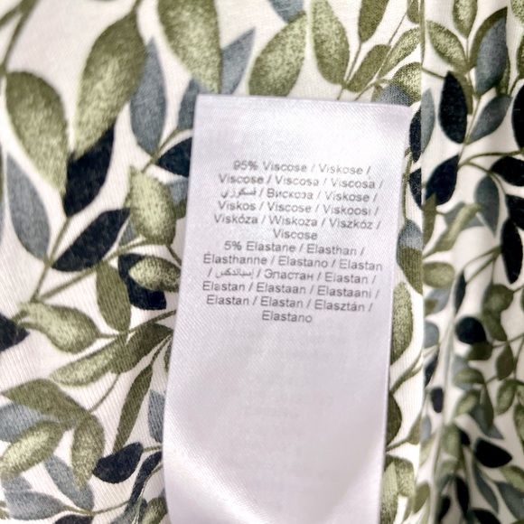 Fransa Olive Leaf A Line Dress - Picture 7 of 9